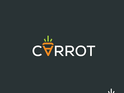 Carrot Logo ! branding carrot combination logo carrot logo carrot wordmark logo combination logo creative carrot logo fruits fruits combination logo fruits logo fruits wordmark logo logo logo design logo idea minimal logo vegetable logo vegetable wordmark logo wordmark logo