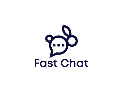 Fast Chat Logo ! app branding chat chat apps chat combination logo chat logo chat mobile apps communication apps logo communication logo creative logo email logo fast chat logo fast logo logo logo idea minimal chat logo minimal logo mobile apps rabbit chat logo rabbit logo