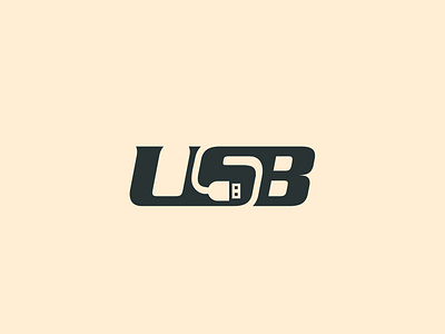 USB accessories logo computer logo technology logo usb logo