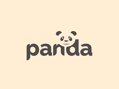 Panda creative panda negative space panda panda panda logo