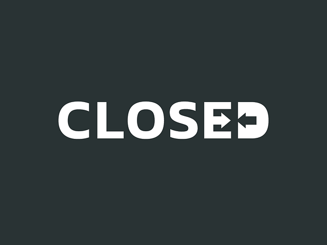 Creative Closed Logo designs, themes, templates and downloadable