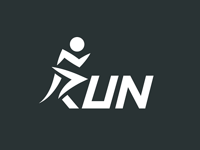 Run Logo athletic logo creative logo creative run logo minimalistic logo run logo running logo simple run logo