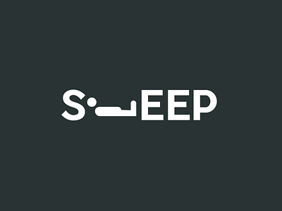 Sleep creative sleep logo simple sleep logo sleep letter sleep logo