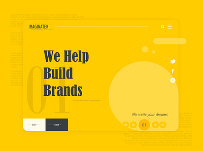 Website Design beautiful branding concept creative design designer mockup design typography ui ux web ui design web ui ux webdesign website website concept website design yellow