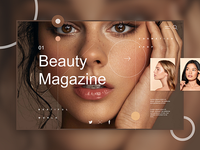 Beauty Magazine Design Concept