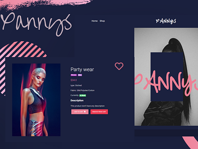Xannys design ecommerce design webdesign