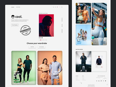 Fashion Brand & Clothing Store  Landing Page