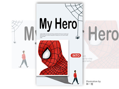 spider man banner home page illustration spider man superhero