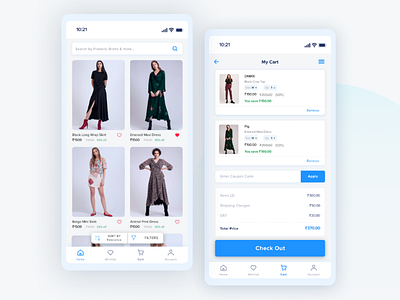 Shopping app amazon apparelshopping appui appuikit cartui clothesshopping dribbbleshots ecommerce figma itemlist lightui shoppingapp shoppingcart shoppingui uiux