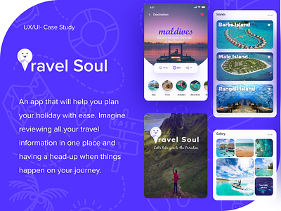 Holiday Planner App- Travel Soul