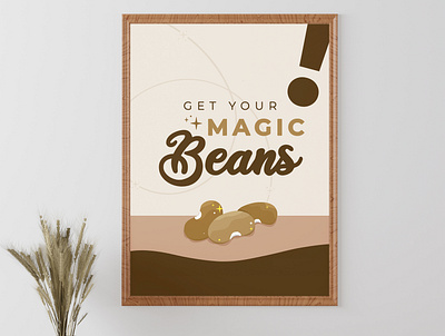 Get your Magic Beans | F.R.I.E.N.D.S illustration typography vectorart