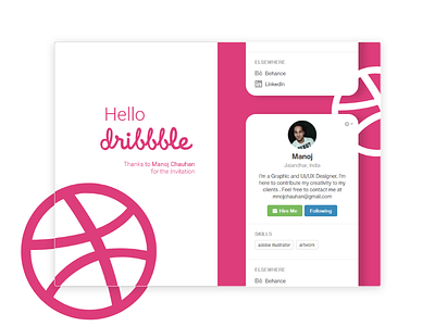 Hello Dribbble design dribbble invites hello dribbble home invitation ui ux webdesign