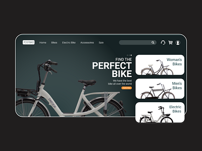 Bike Shop Landing Page