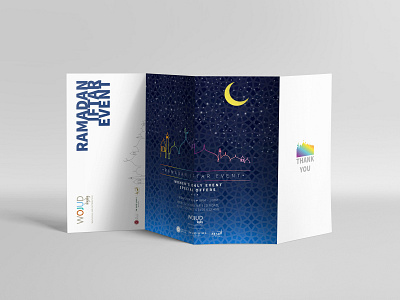 Ramadan and EID leaflet design creative design eid event festival invitation islam leaflet paper photoshop ramadan