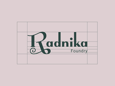 Radnika | Type Foundry brandidentity lettermark logo logo design logotype typography