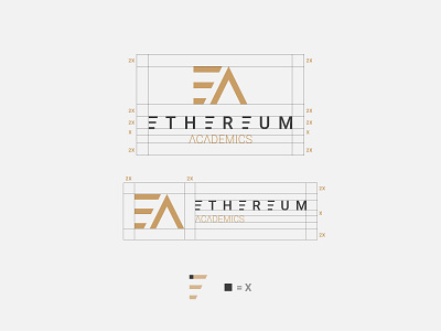 Ethereum Academics | Logo lockups brand identity designer branding ethereum logo logo designer logo lockups monogram
