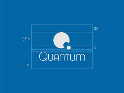 Quantum | PHP Framework circle letter mark logo logo designer logo grids logo mark minimal safe space simple tech