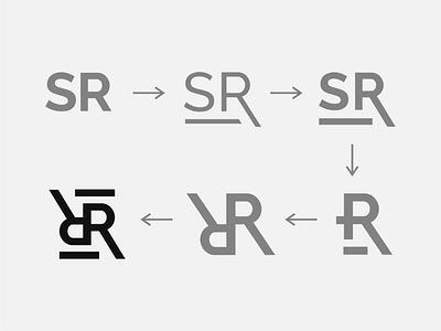 Smolder logo mark evolution apparel brand clothing fashion logo design logo process monogram