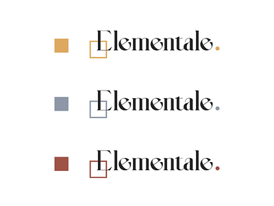 Elementale logo system beauty brand identity branding custom logo elegant logo logo system logotype minimal simple typography