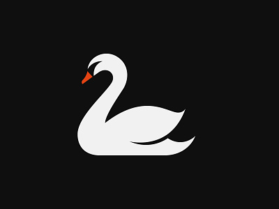 Swan logo by Hamdi on Dribbble