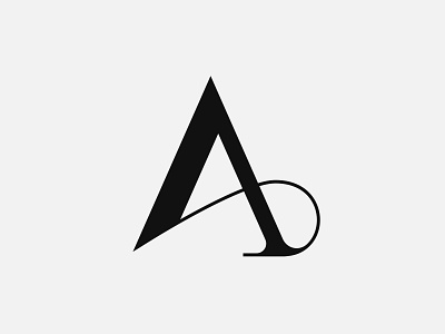 A lettermark brand identity branding logo logo design logo mark logotype minimal modern typography visual identity