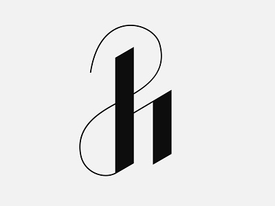 H letter mark 2 brand identity branding graphic design logo logo design logotype minimal modern monogram typography