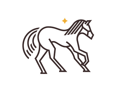 Horse logo design animal logo design horse illustration logo logo design logo mark minimal minimalism modern simple simple design symbol vector