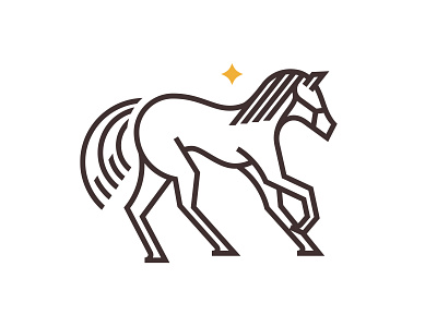 Horse logo design