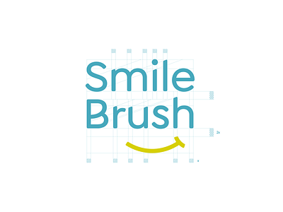 Smile Brush | Logo Grids brand identity branding grid logo logo design logo process modern