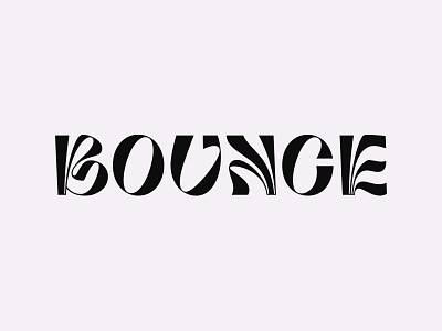 Bounce logo brand identity design logo logo design modern typography