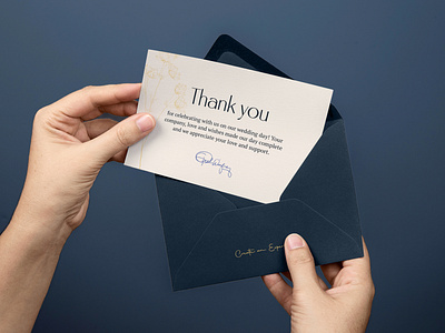 Luce Events | Thank you card design