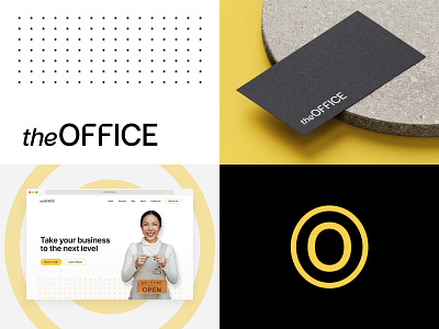 The Office / Brand identity brand identity branding business card design identity logo logo design logo mark modern stationery design typography ui visual identity web design website