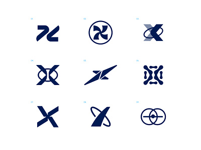 Air X Data - Logo exploration brand identity branding design exploration letter mark logo logo design logo mark logos mark modern monogram typography