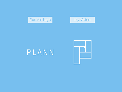 Plann app logo redesign app letter mark logo logo inspiration logo redesign monogram redesign