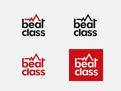 Beatclass | Logo variations brand design brand identity clean logo logo design logo mark logotype typogaphy