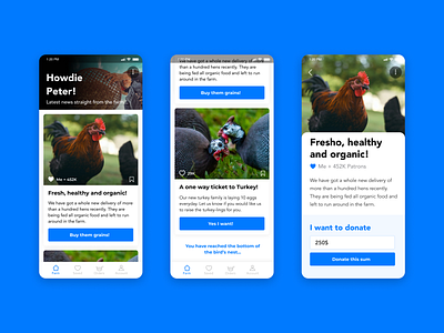 Poultry App | Clean Card Design