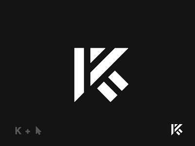 K-Arrow arrow k lettek logo minimal monogram mouse pointer wordmark