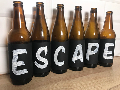 Escape calligraphy callinuary callinuary2019 handlettering signpainting