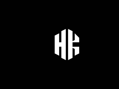 HK branding creative hk design flat grid logo h logo hk logo icon k logo letter logo logo logo design vector