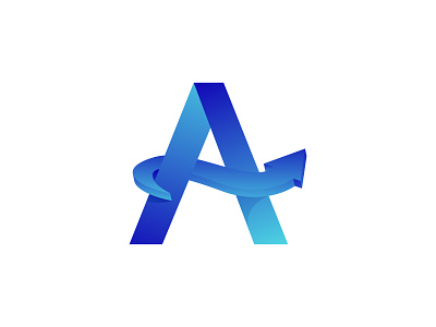 Letter A+ Arrow Logo