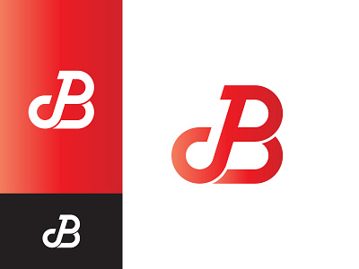 JB app black brand identity branding colorfull creative custom logo design flat grid logo illustrator jb letter logo logo logo design logodesign logotype professional logo red vector