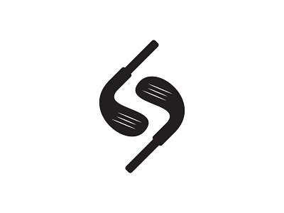 Letter S Golf Stick Logo