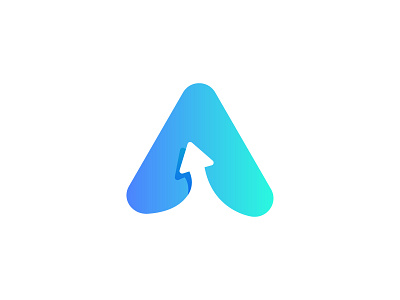 A+Arrow a logo branding flat grid logo illustration logo design professional logo vector