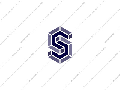 Geometric Line art S geometric s geometric s logo design s logo