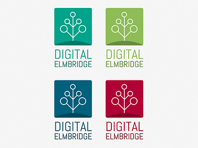 Digital Elmbridge early logo logo mock