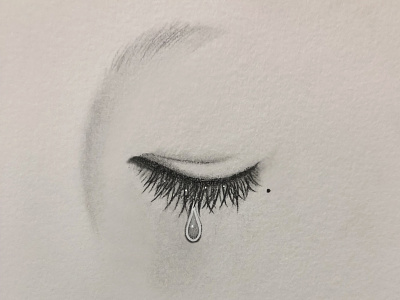 Sketch that drop of tears