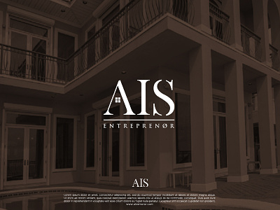 Ais Home Entreprenor - Logo Design entrepreneur house letters logo logo real estate