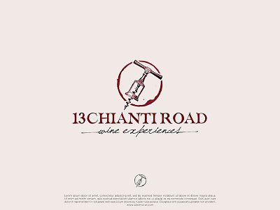 13  Chianti Road   Wine Experiences - Logo Design