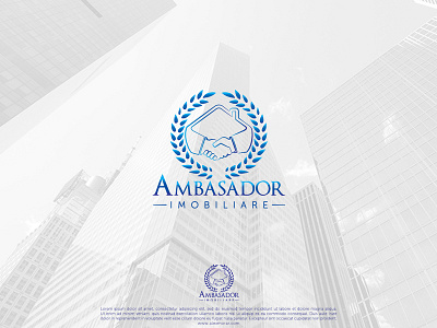 Ambasador Imobiliare   Logo Design