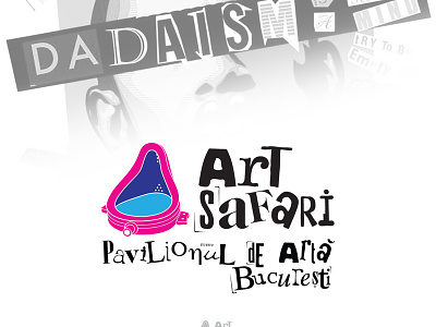 Rebranding of the Art Safari logo in DADA style
